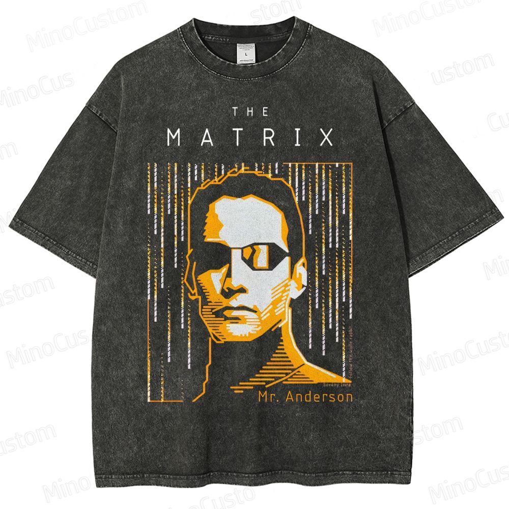 The Matrix Vintage Washed T - shirt 