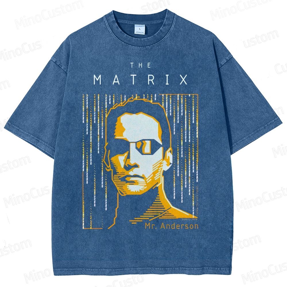 The Matrix Vintage Washed T - shirt 