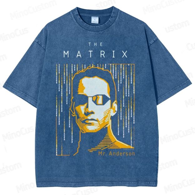 The Matrix Vintage Washed T - shirt 