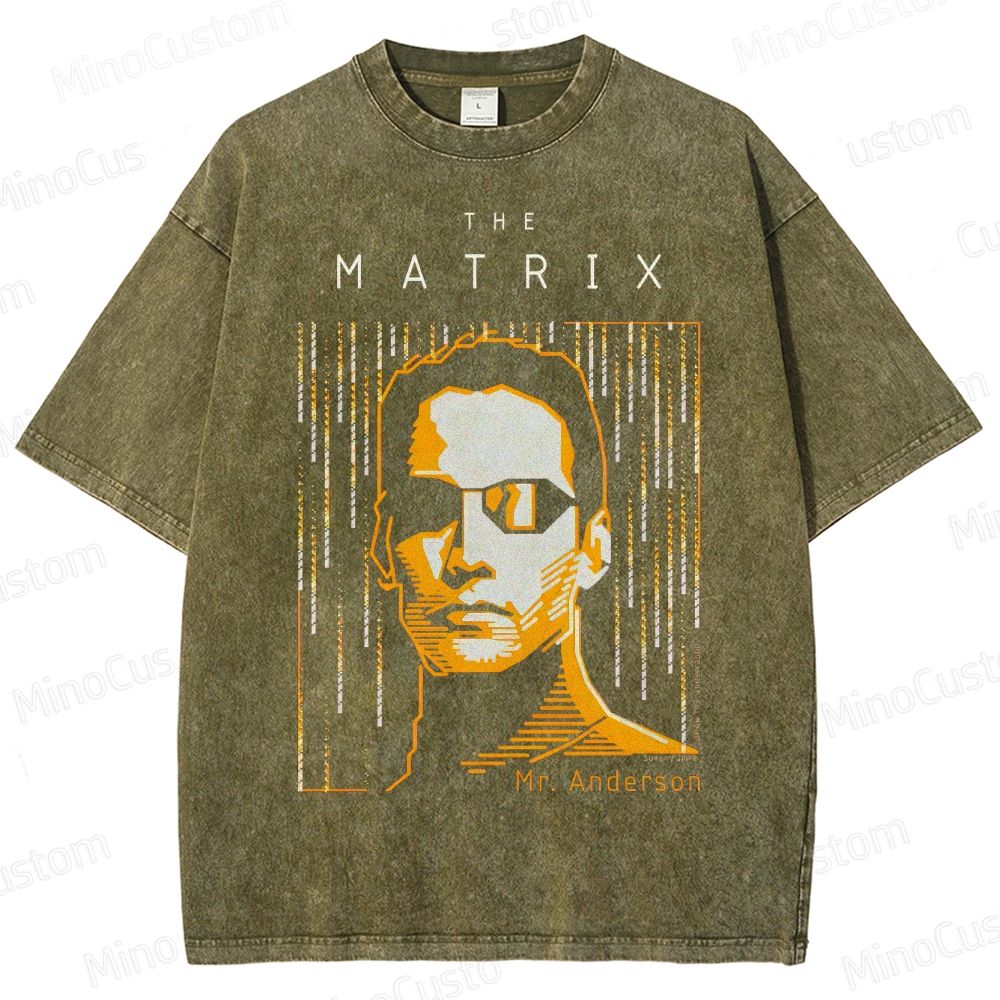 The Matrix Vintage Washed T - shirt 