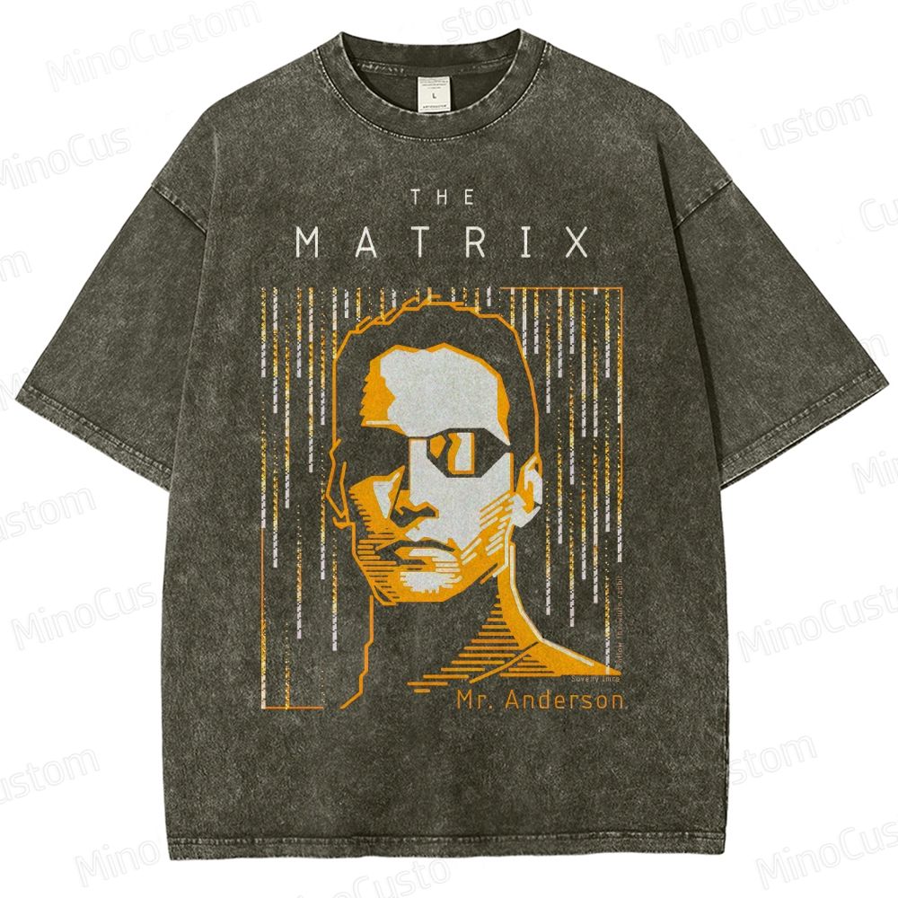 The Matrix Vintage Washed T - shirt 