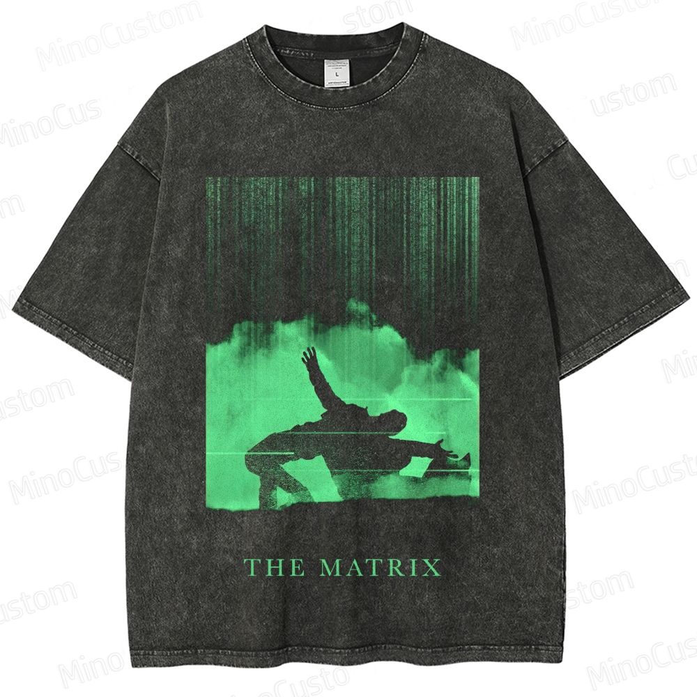 The Matrix Vintage Washed T - shirt