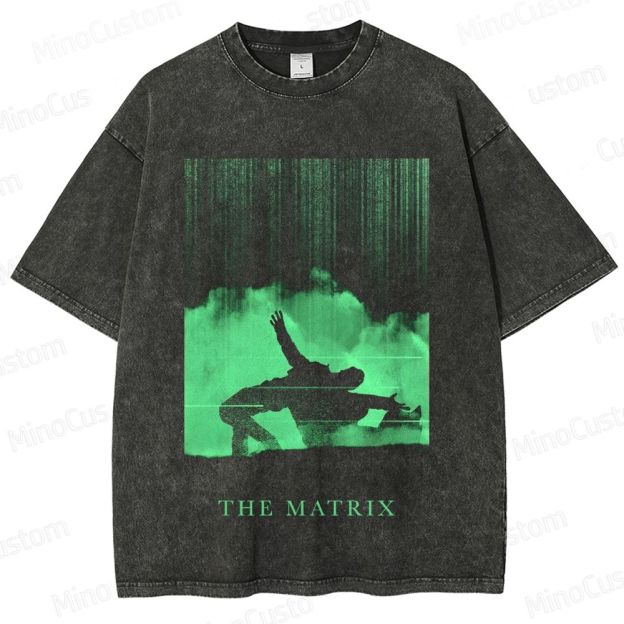 The Matrix Vintage Washed T - shirt