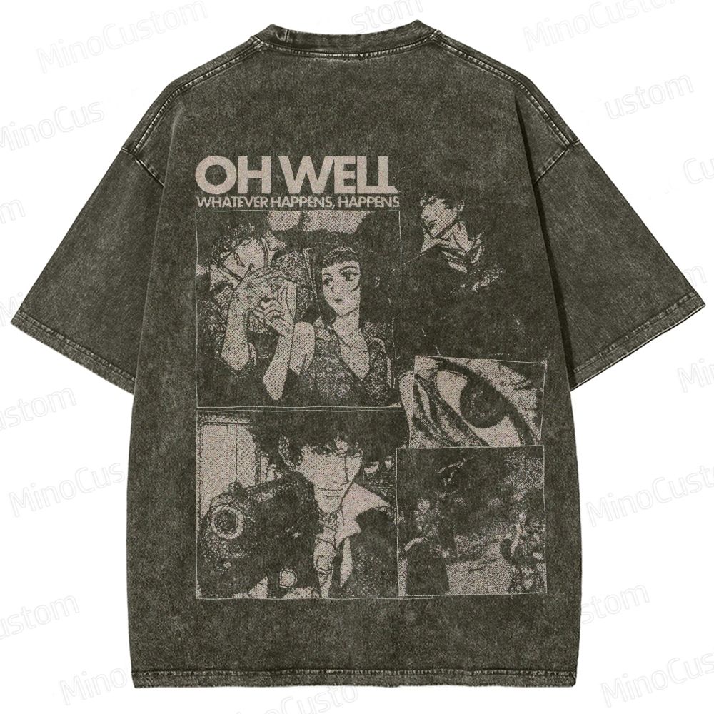 Cowboy Bebop Vintage Washed T - shirt