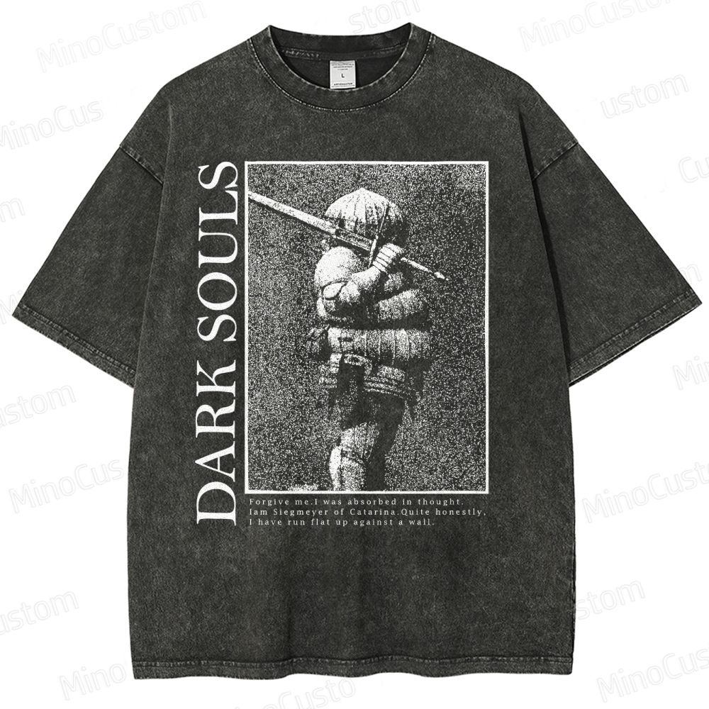 Siegmeyer Of Catarina Dark Souls Soulsborne Washed T-Shirt 