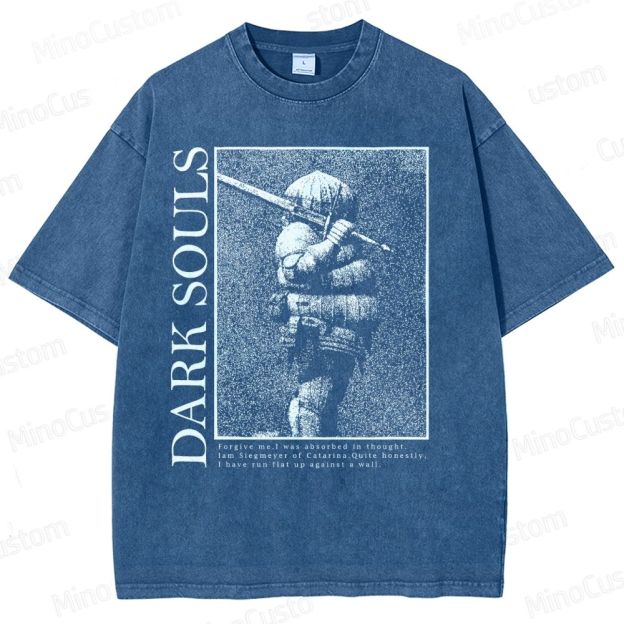 Siegmeyer Of Catarina Dark Souls Soulsborne Washed T-Shirt 