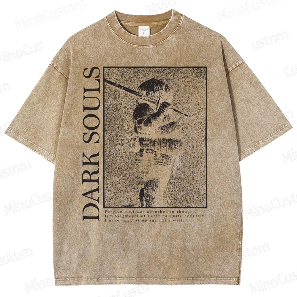 Siegmeyer Of Catarina Dark Souls Soulsborne Washed T-Shirt 