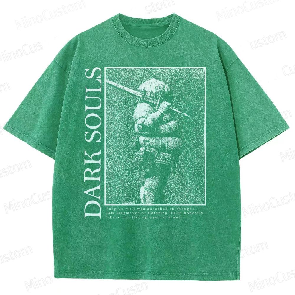 Siegmeyer Of Catarina Dark Souls Soulsborne Washed T-Shirt 