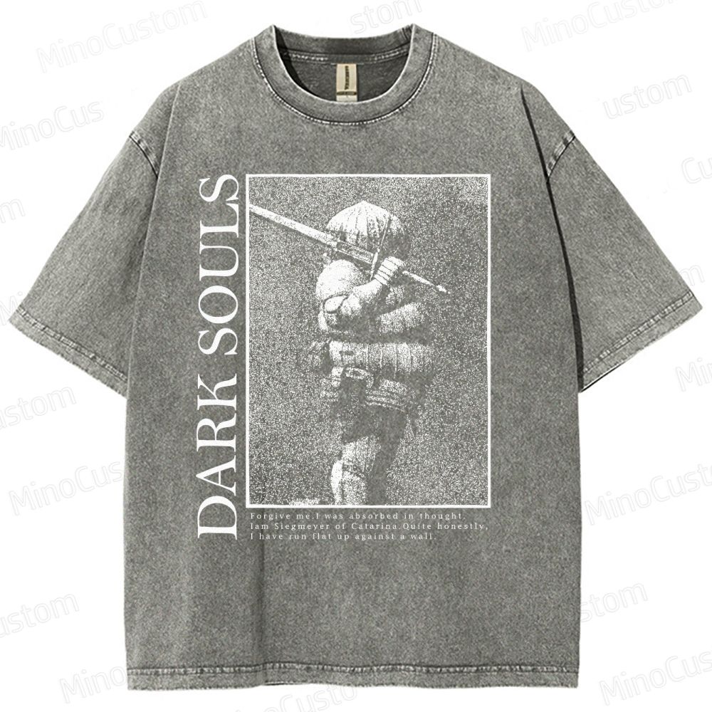 Siegmeyer Of Catarina Dark Souls Soulsborne Washed T-Shirt 