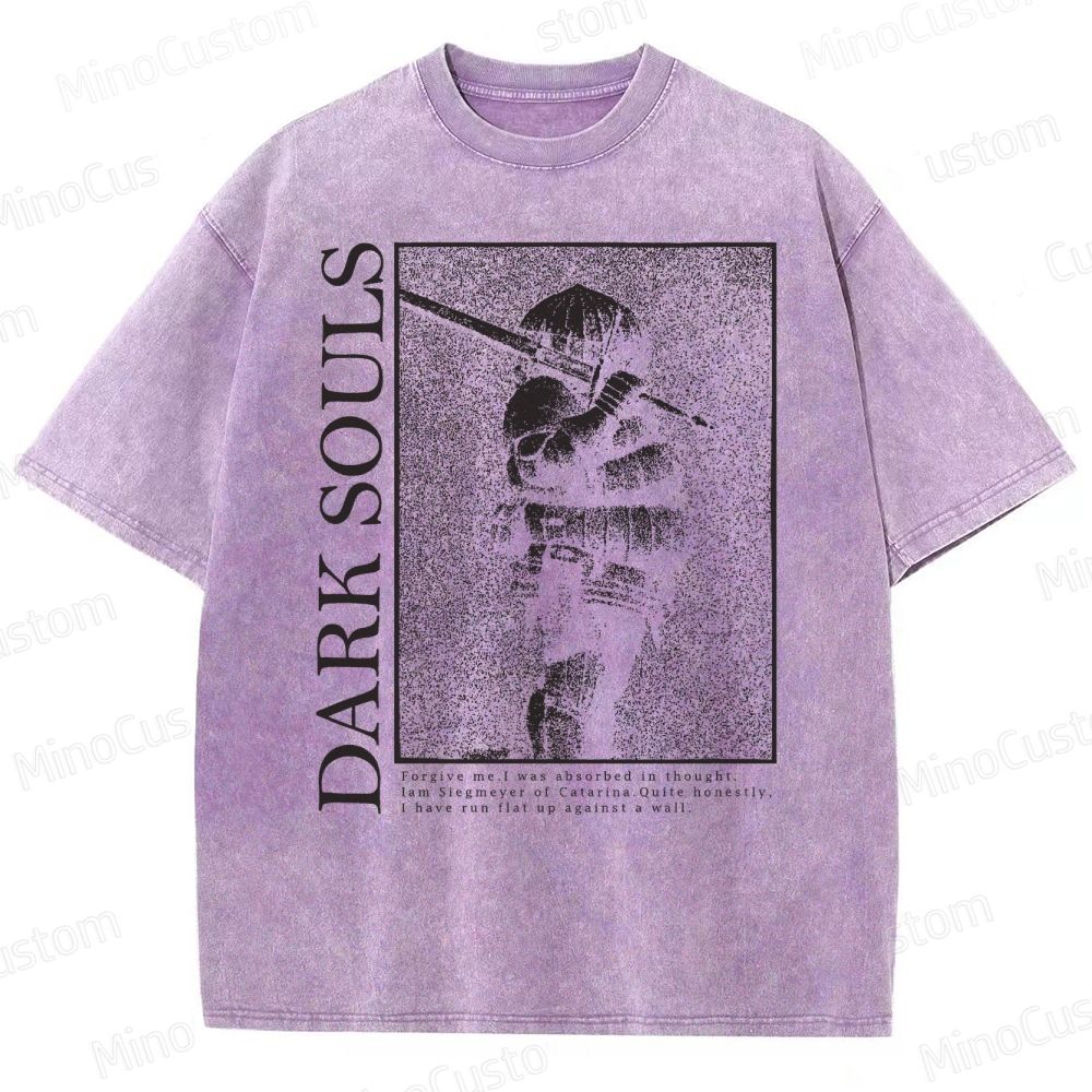 Siegmeyer Of Catarina Dark Souls Soulsborne Washed T-Shirt 
