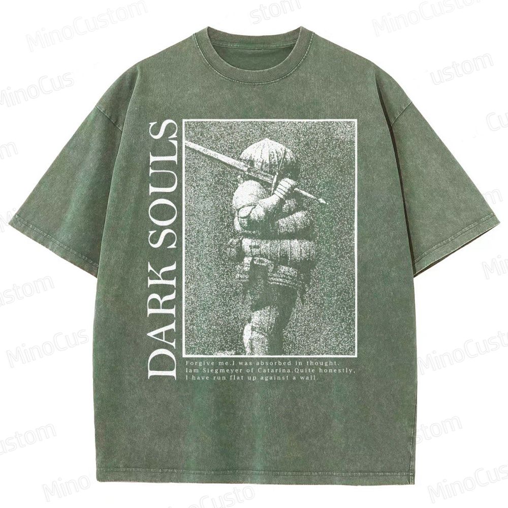 Siegmeyer Of Catarina Dark Souls Soulsborne Washed T-Shirt 