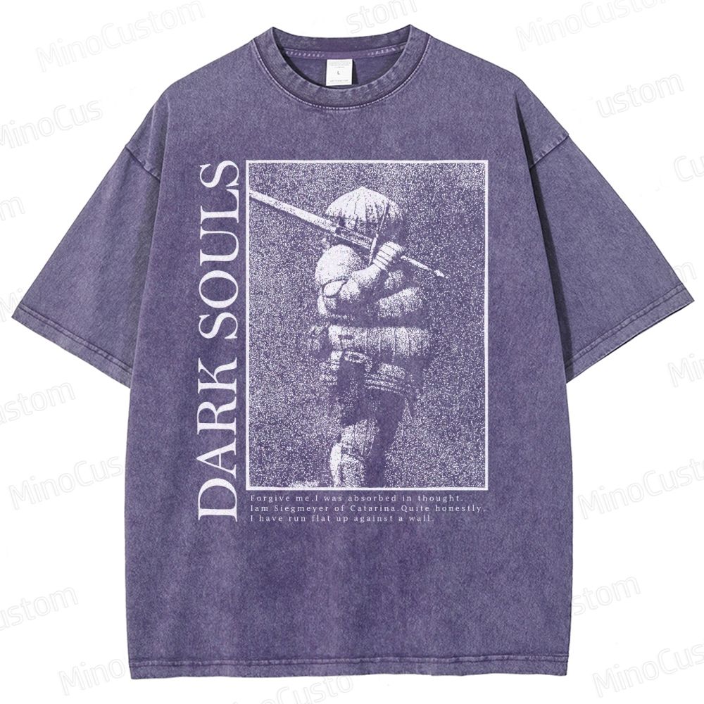 Siegmeyer Of Catarina Dark Souls Soulsborne Washed T-Shirt 