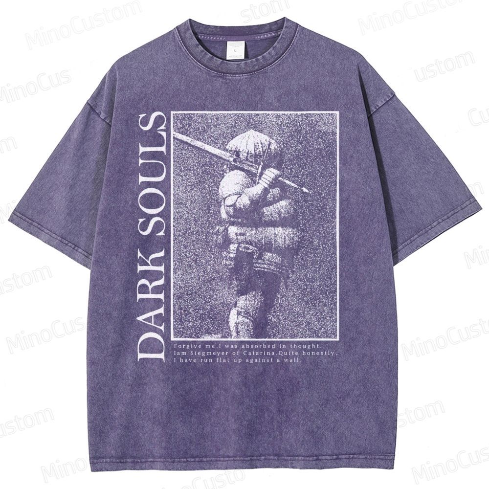Siegmeyer Of Catarina Dark Souls Soulsborne Washed T-Shirt 