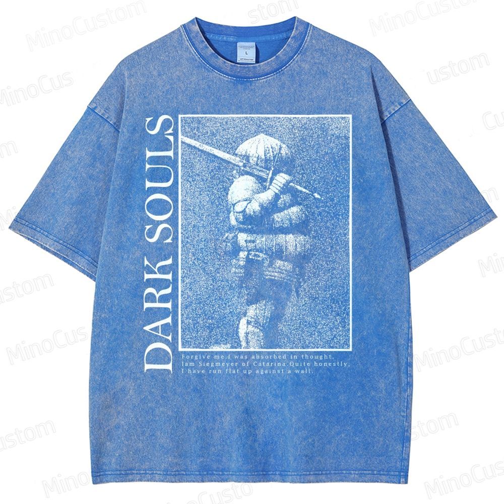 Siegmeyer Of Catarina Dark Souls Soulsborne Washed T-Shirt 