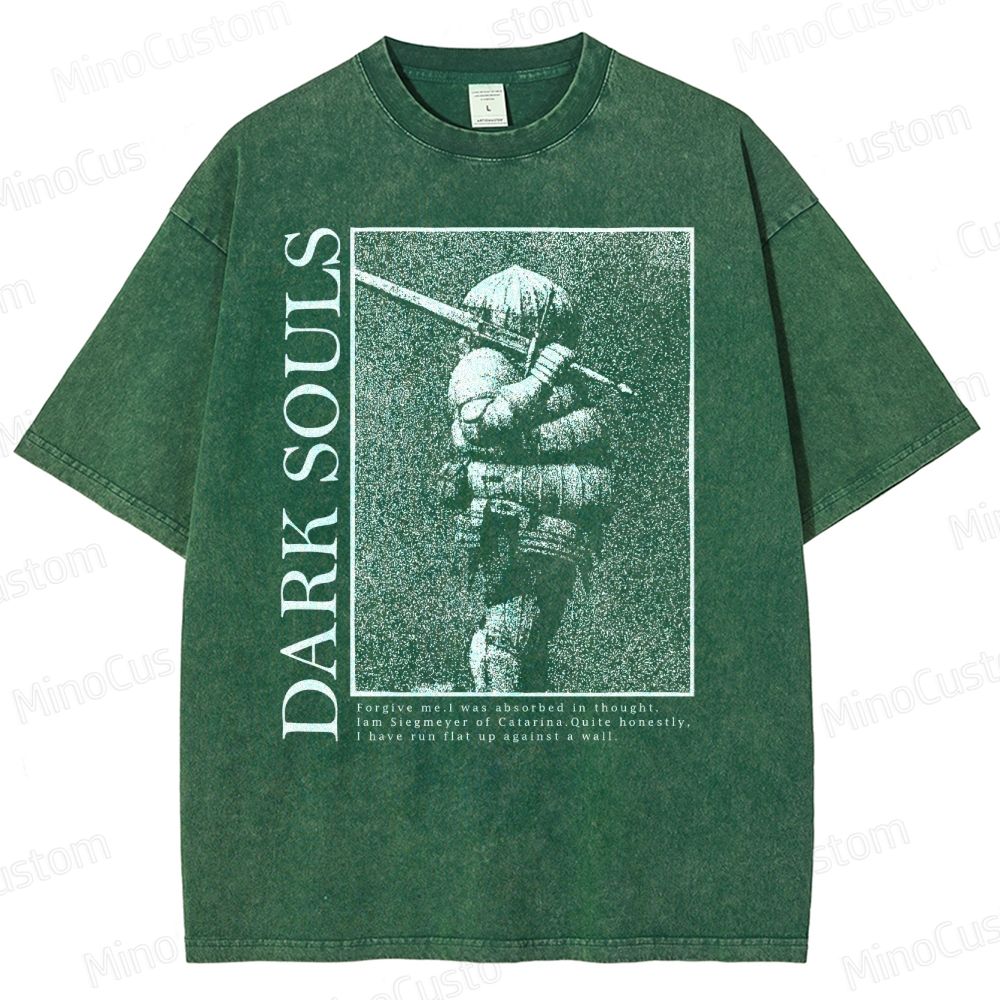 Siegmeyer Of Catarina Dark Souls Soulsborne Washed T-Shirt 