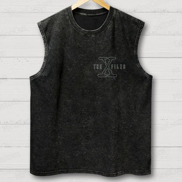 The X - Files Vintage Washed Sleeveless Tank Top