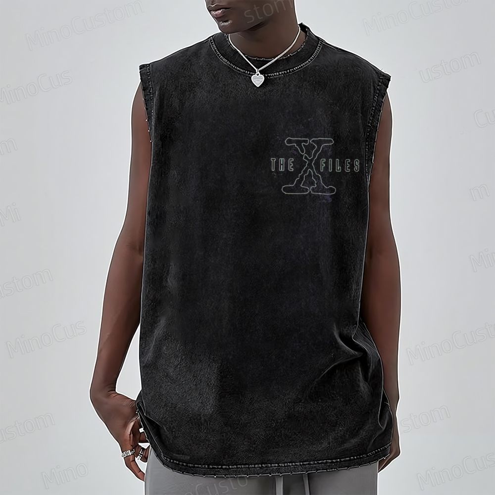 The X - Files Vintage Washed Sleeveless Tank Top