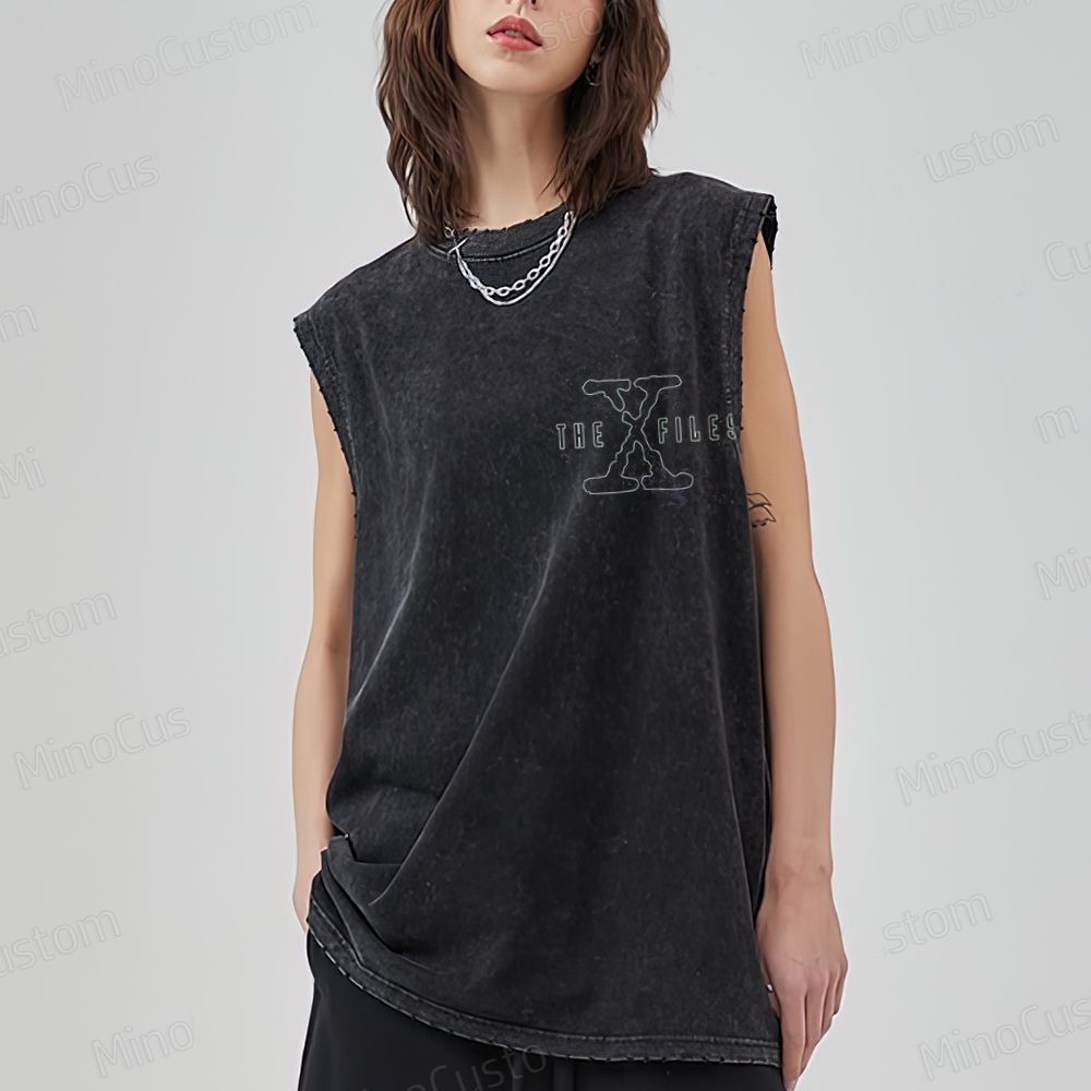 The X - Files Vintage Washed Sleeveless Tank Top