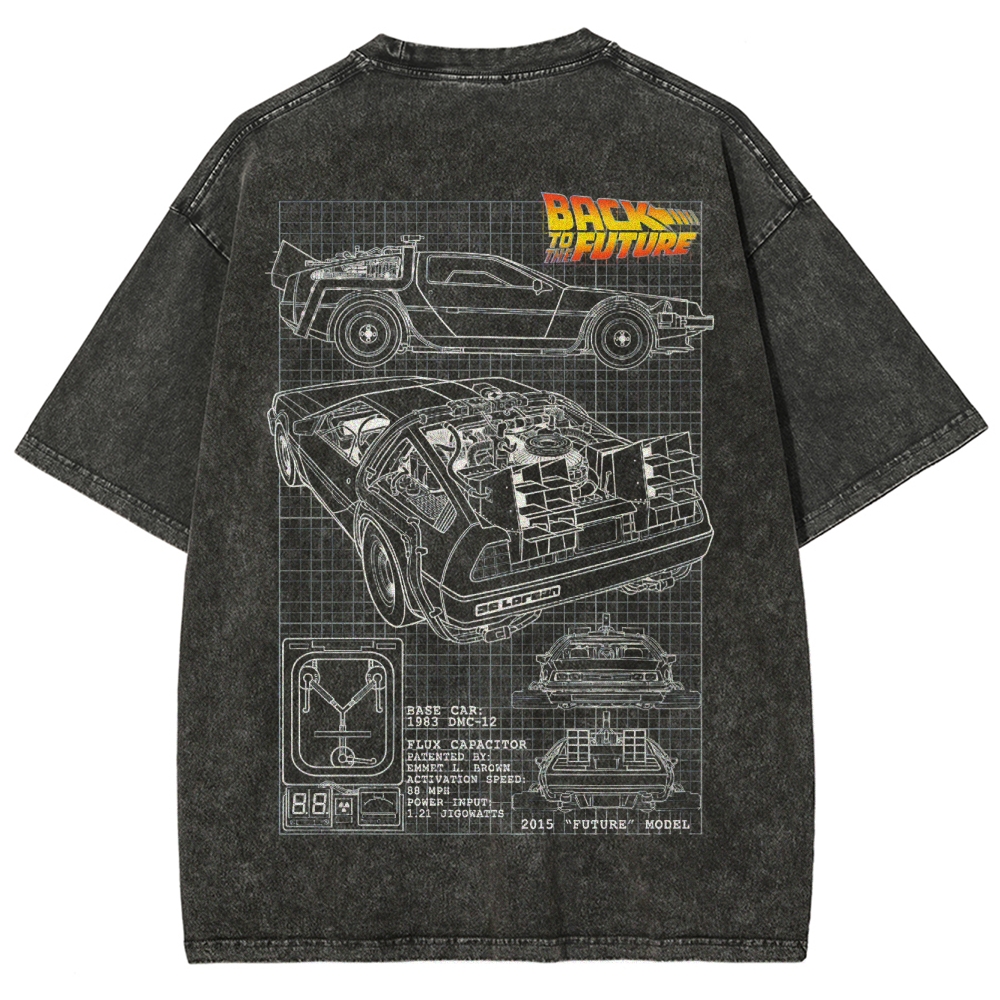 Back To The Future Washed T-Shirt 