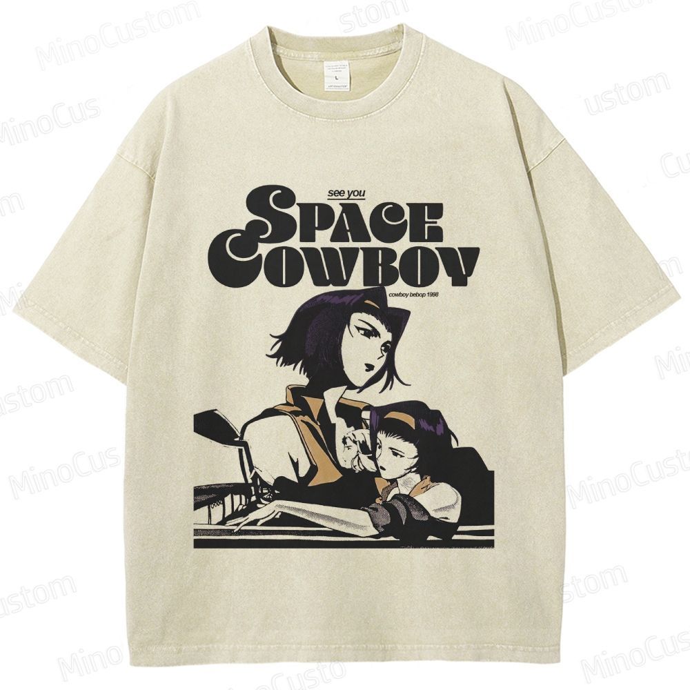 Cowboy Bebop “See You Space Cowboy” Vintage Washed T - shirt