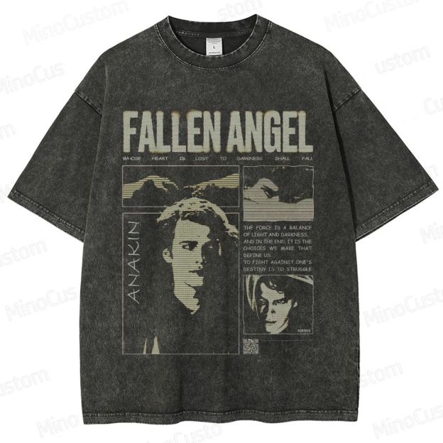 Star Wars Anakin Fallen Angel Vintage Washed T - shirt