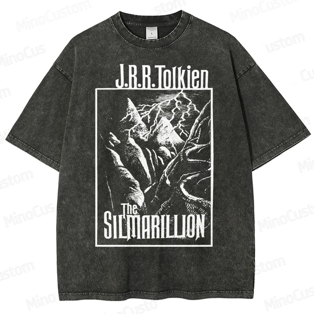 Silmarillion JRR Tolkien  Washed T-Shirt 