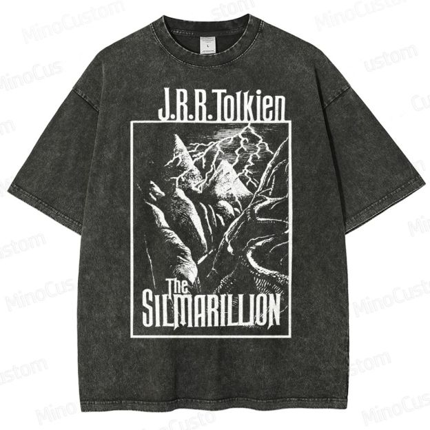 Silmarillion JRR Tolkien  Washed T-Shirt 