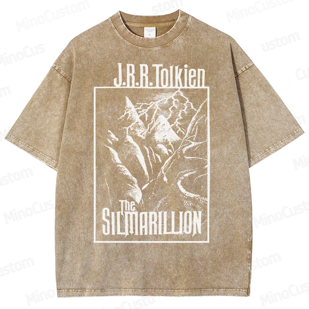 Silmarillion JRR Tolkien  Washed T-Shirt 