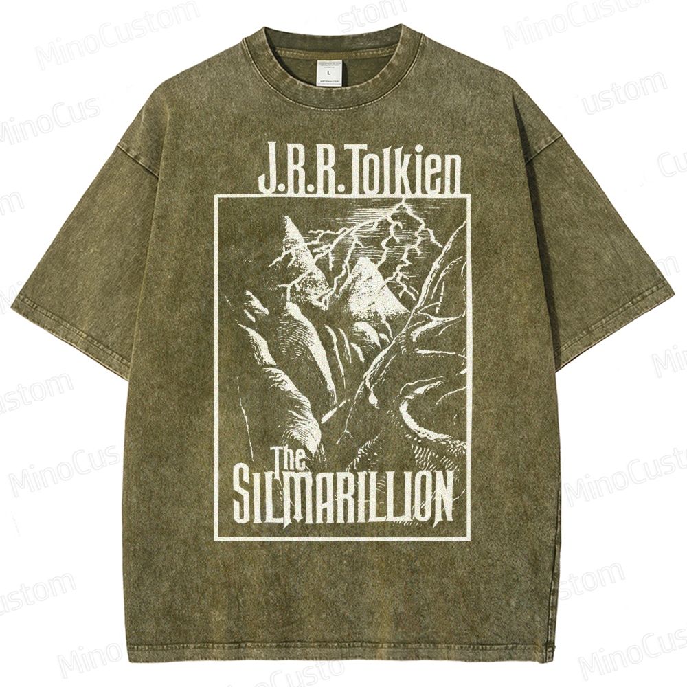 Silmarillion JRR Tolkien  Washed T-Shirt 