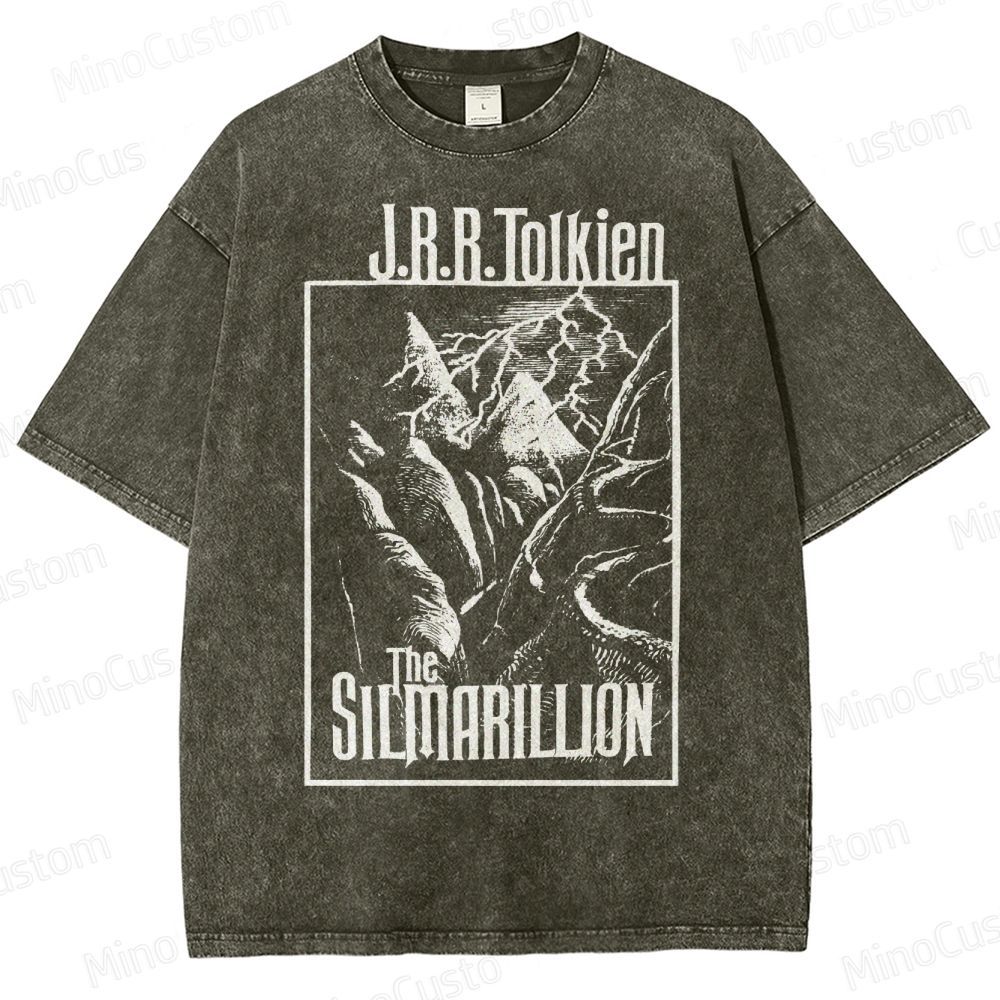Silmarillion JRR Tolkien  Washed T-Shirt 