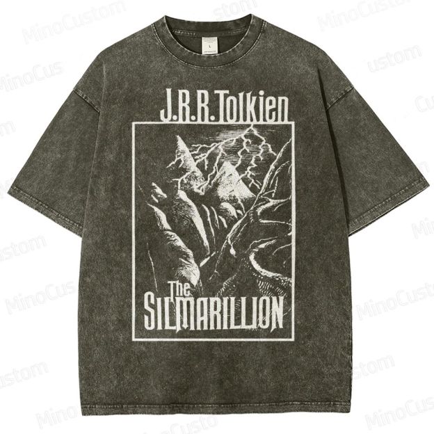 Silmarillion JRR Tolkien  Washed T-Shirt 