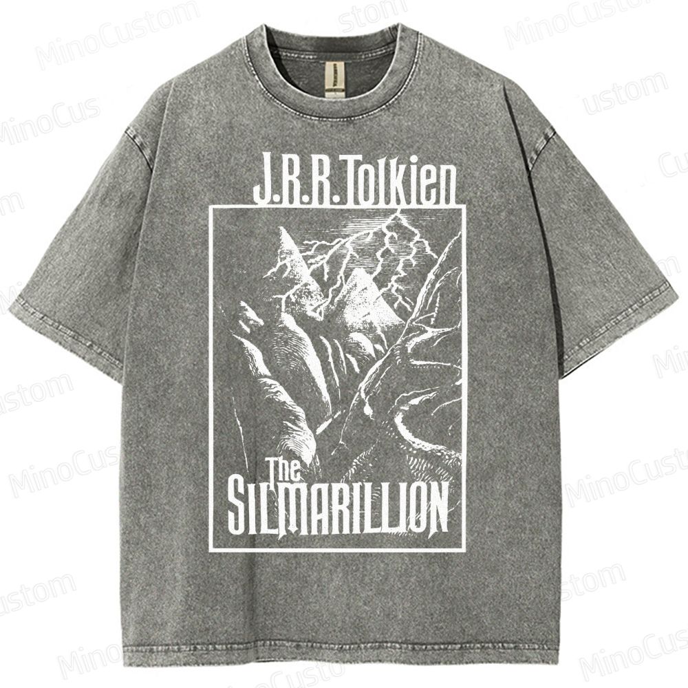 Silmarillion JRR Tolkien  Washed T-Shirt 