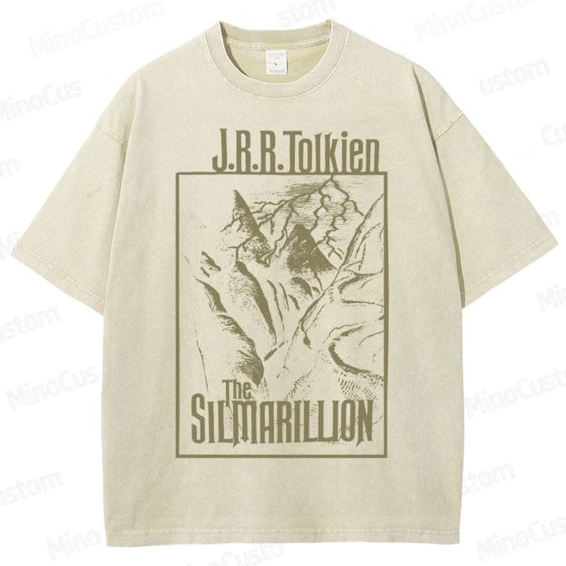 Silmarillion JRR Tolkien  Washed T-Shirt 