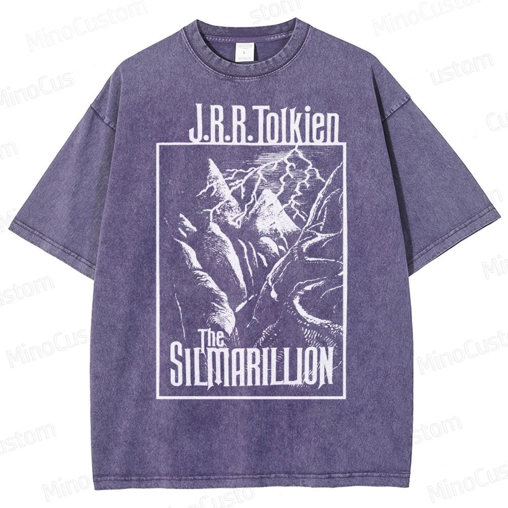 Silmarillion JRR Tolkien  Washed T-Shirt 