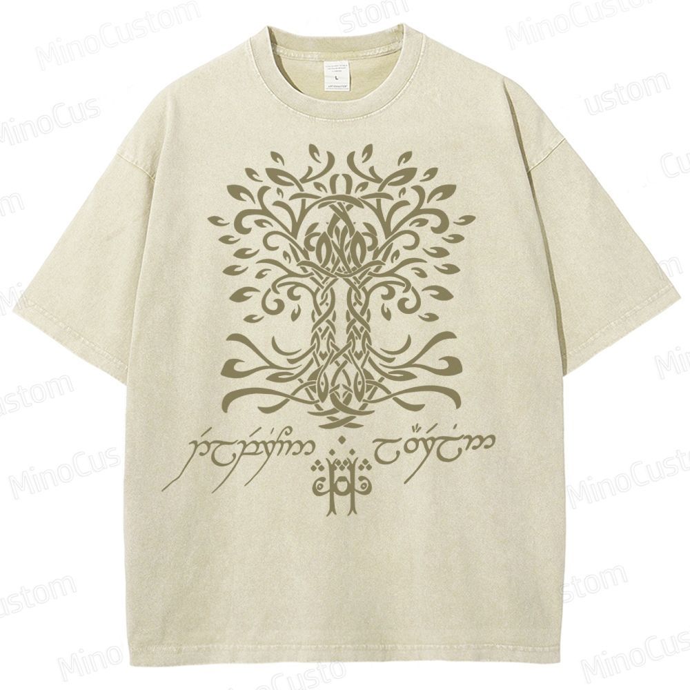 The Silmarillion Two Trees Of Valinor  Washed T-Shirt 