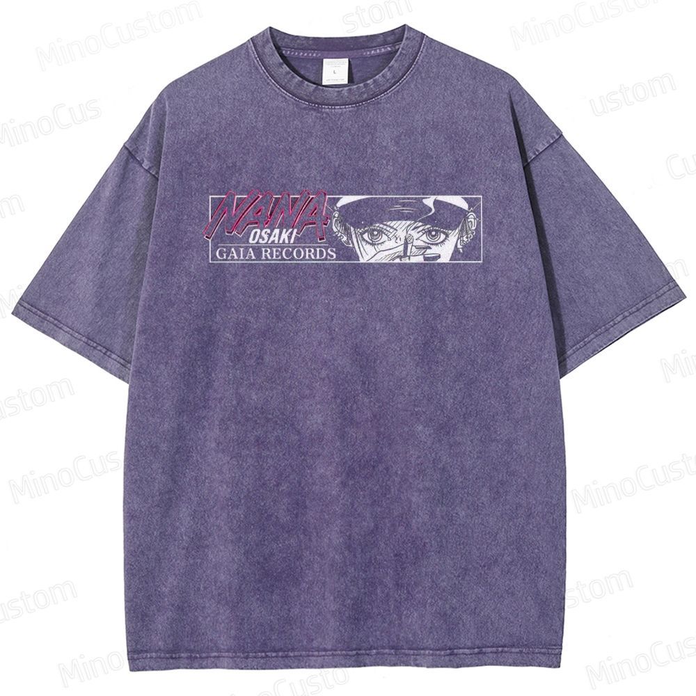 Vintage Washed Nana Anime Graphic T - shirt