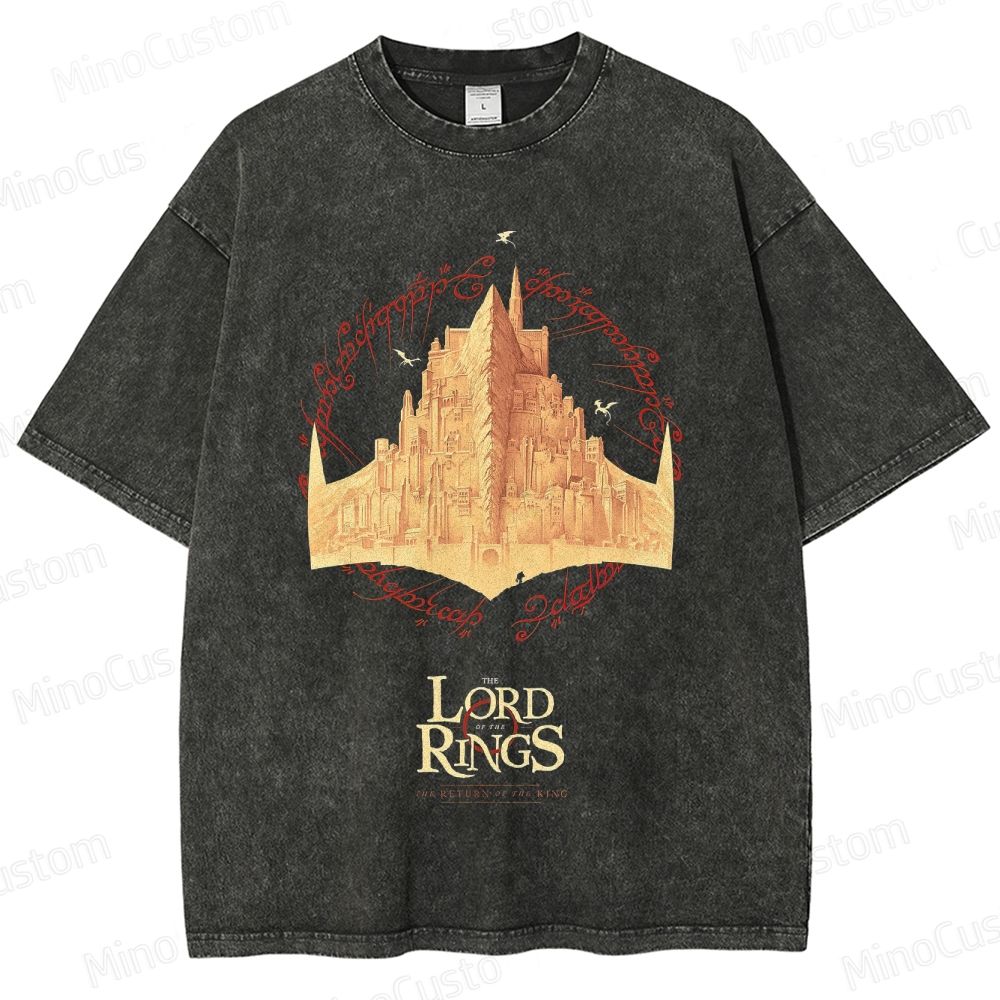 The Lord of the Rings Minas Tirith Graphic Washed T - Shirt