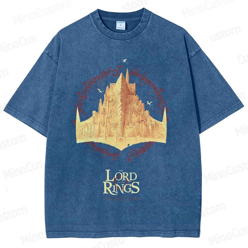 The Lord of the Rings Minas Tirith Graphic Washed T - Shirt