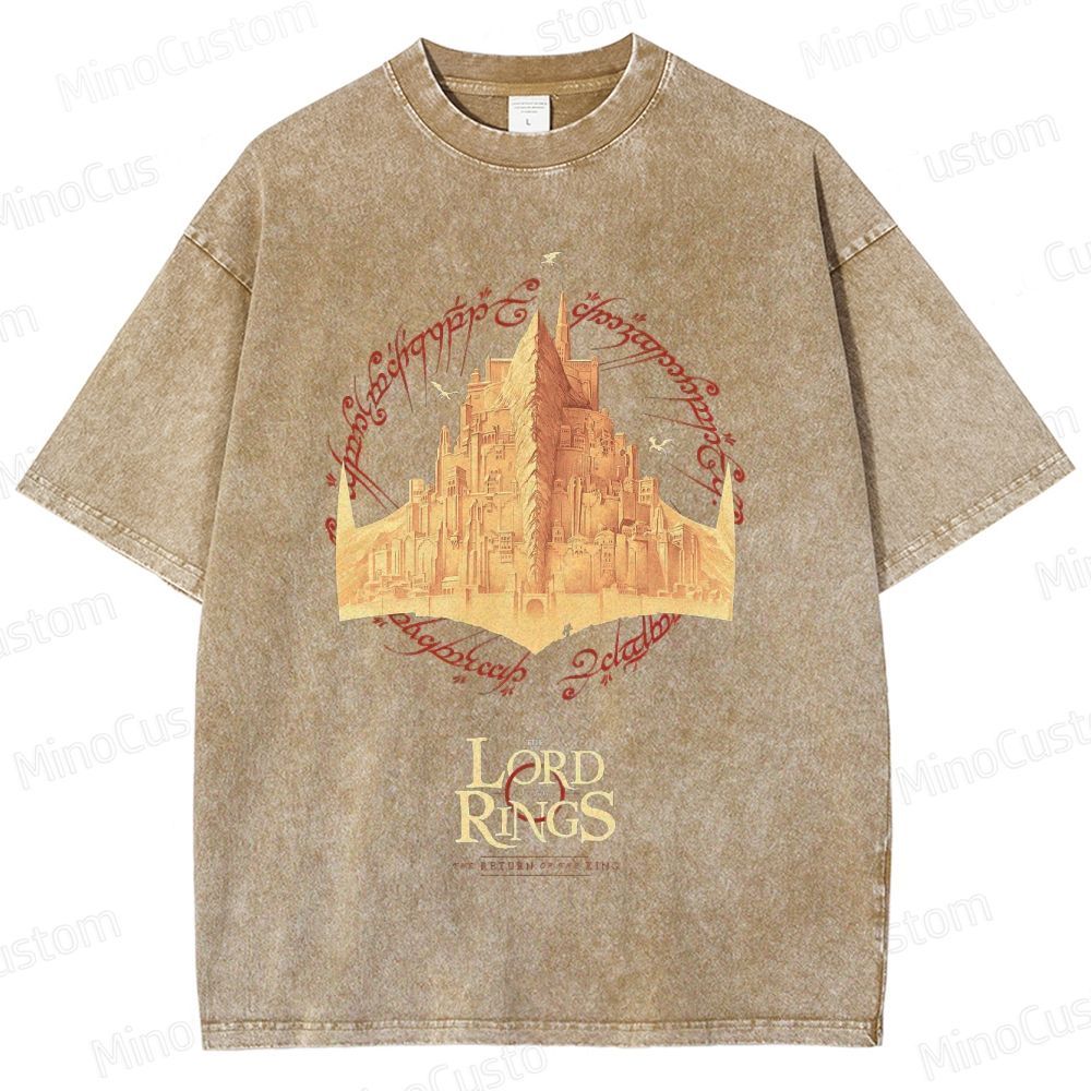 The Lord of the Rings Minas Tirith Graphic Washed T - Shirt