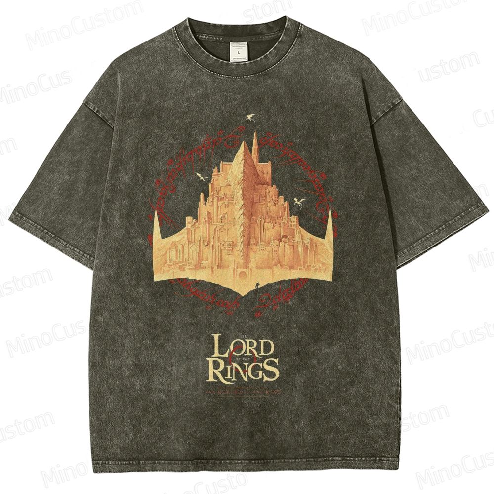 The Lord of the Rings Minas Tirith Graphic Washed T - Shirt