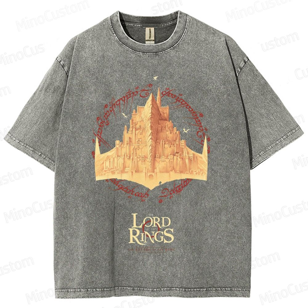 The Lord of the Rings Minas Tirith Graphic Washed T - Shirt
