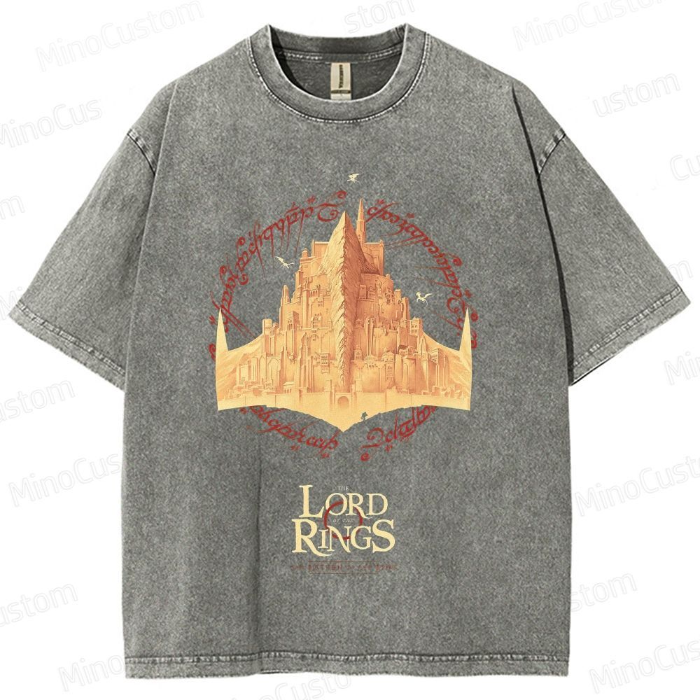 The Lord of the Rings Minas Tirith Graphic Washed T - Shirt