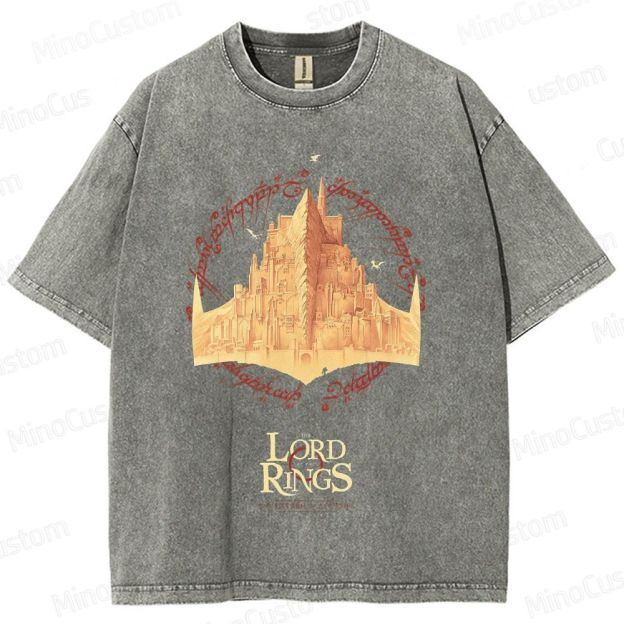 The Lord of the Rings Minas Tirith Graphic Washed T - Shirt