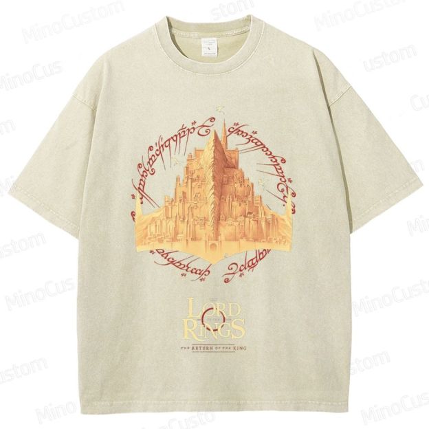The Lord of the Rings Minas Tirith Graphic Washed T - Shirt