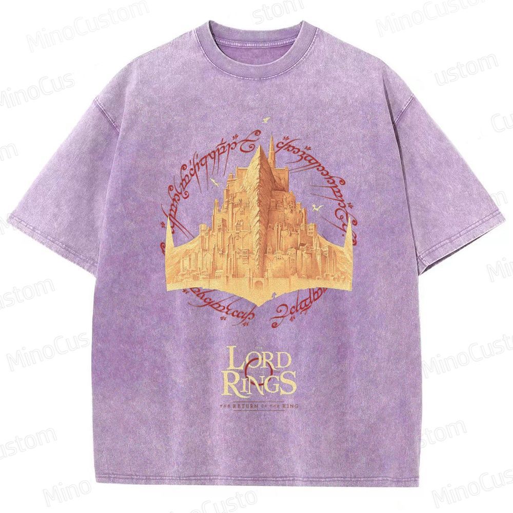 The Lord of the Rings Minas Tirith Graphic Washed T - Shirt