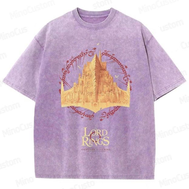 The Lord of the Rings Minas Tirith Graphic Washed T - Shirt