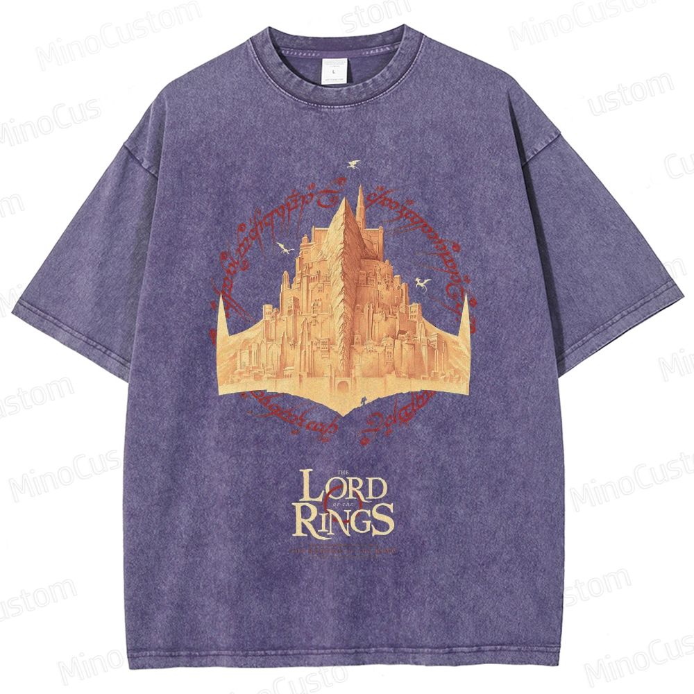 The Lord of the Rings Minas Tirith Graphic Washed T - Shirt
