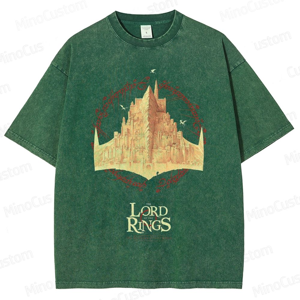 The Lord of the Rings Minas Tirith Graphic Washed T - Shirt