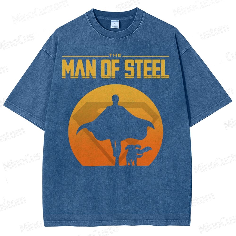 The Man Of Steel Washed T-Shirt 