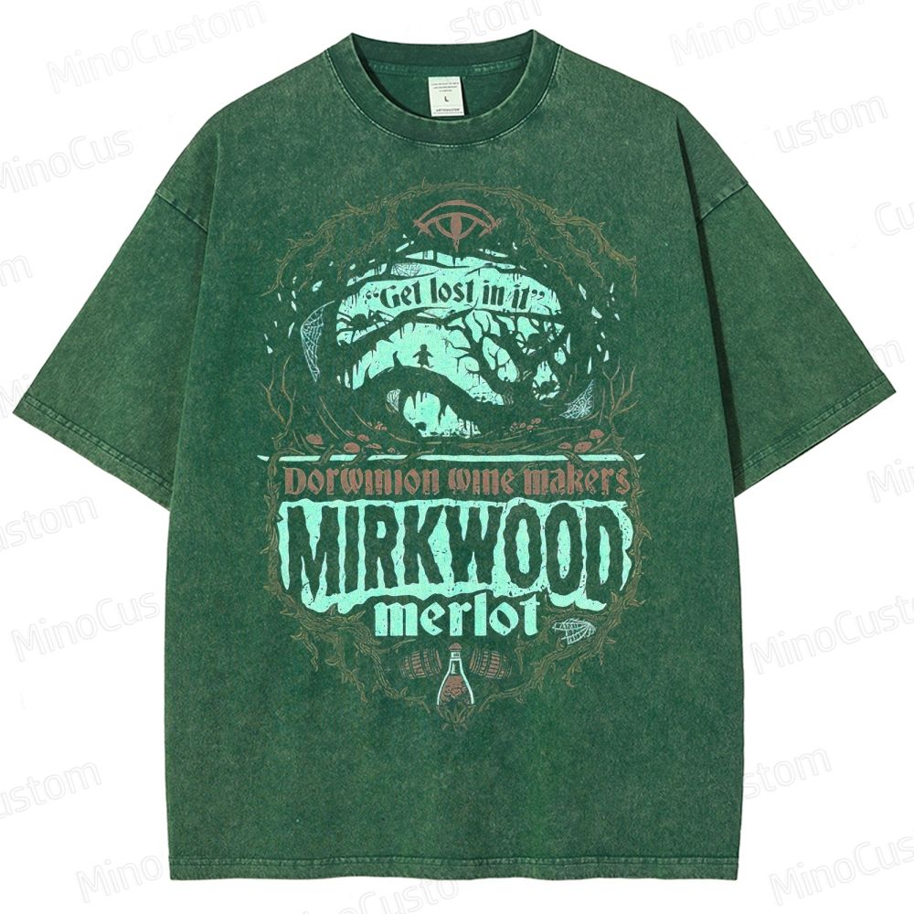 Mirkwood Merlot Washed T-Shirt 